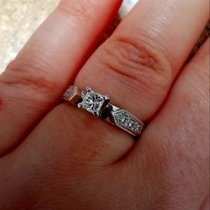 Shane Co Diamond Engagement Ring